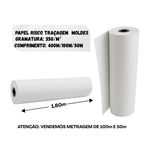 BOBINA PAPEL SULFITE PLOTTER 35G - RISCO E CONFECÇÃO - 1,60M