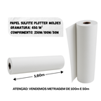 BOBINA PAPEL SULFITE PLOTTER 45G - RISCO E CONFECÇÃO - 1,60M